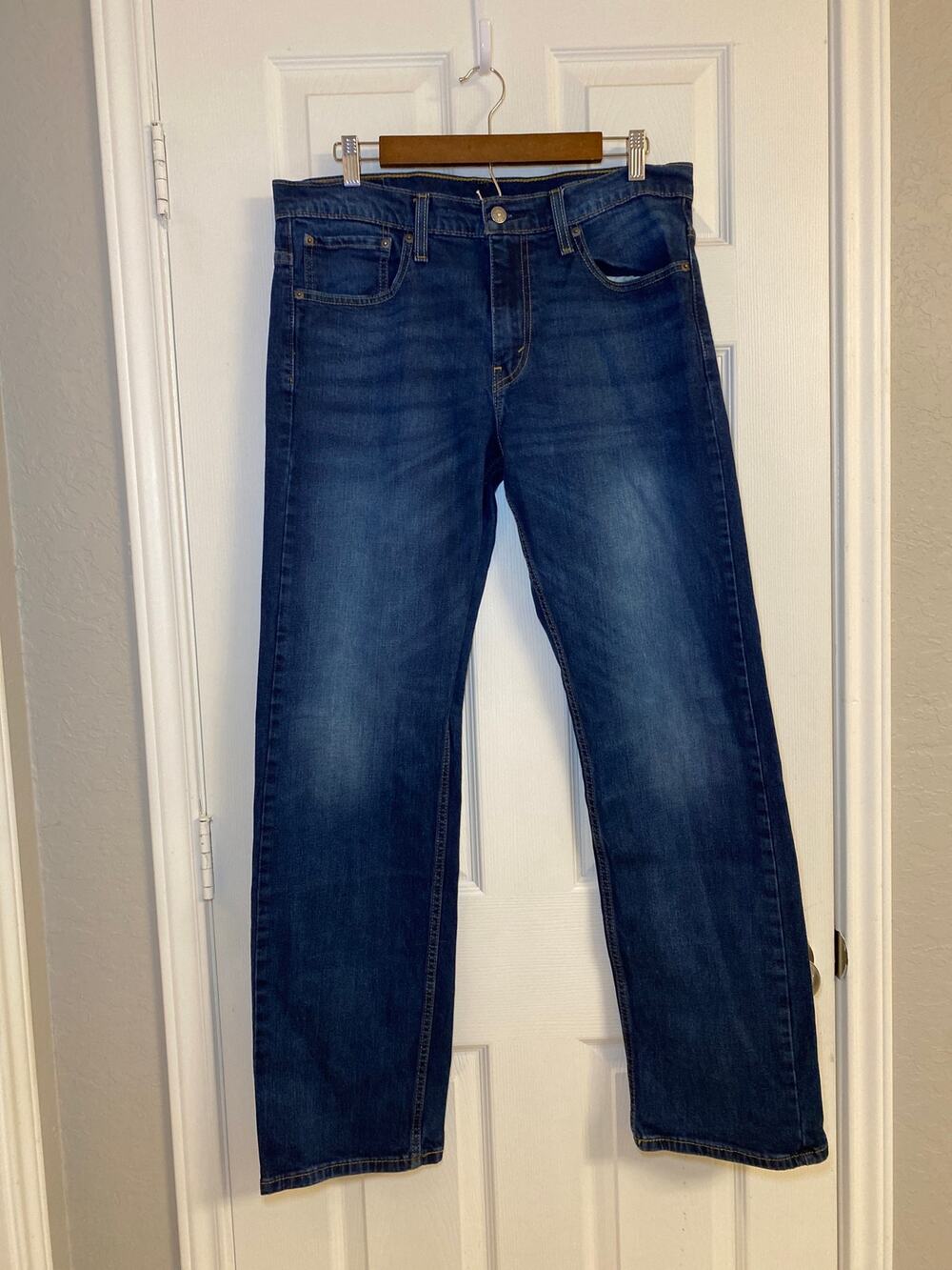 Levi’s 569 Loose Straight Fit Blue Denim Jeans Mens Size 33x34